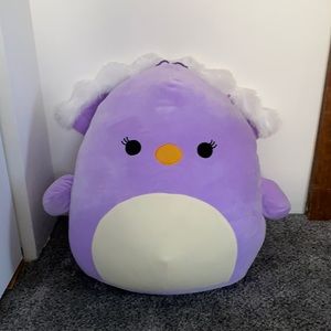 Elsa Squishmallow Purple Peacock - 16 inch